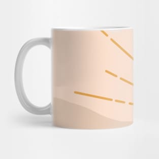 Abstract Bohemian Sunset Painting 3.6 Mug